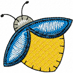 Bees Embroidery Design 4